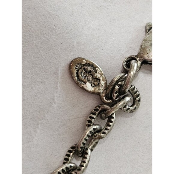 Retired Premier Design Chunky Art Deco Floral Medallion Statement Necklace - Picture 5 of 7